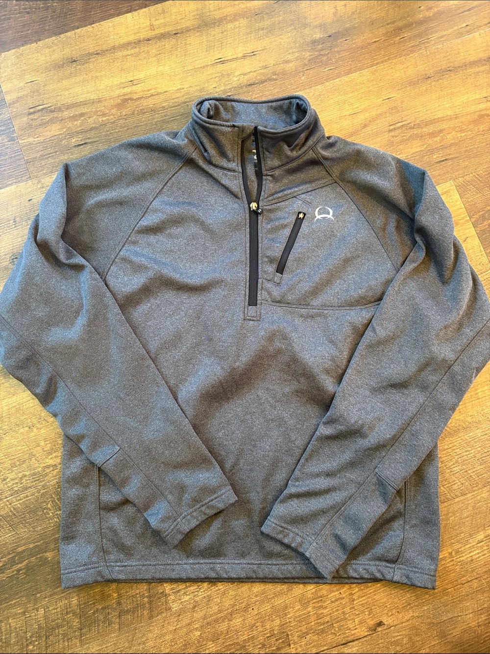 Cinch Men's Quarter-Zip Pullover - Charcoal Gray